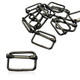 20mm Metal Gunmetal Triglide Slider Bar Buckle - (Pack of 10)